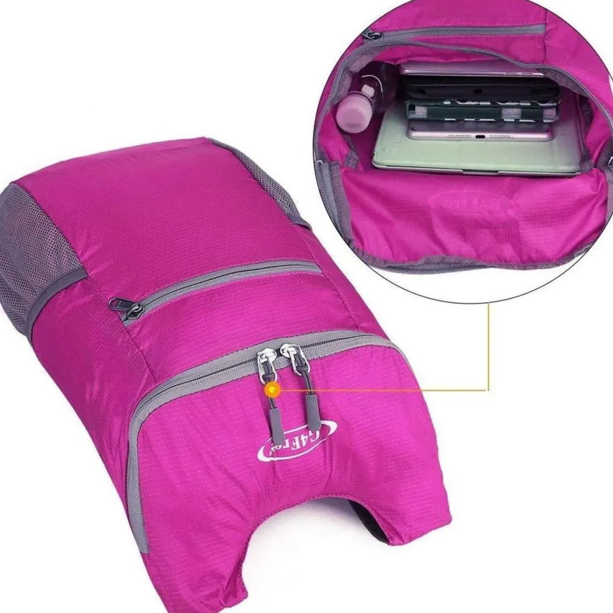 G4Free Ultraleichter 11L Faltbarer Rucksack für Reisen, Wandern, Radfahren