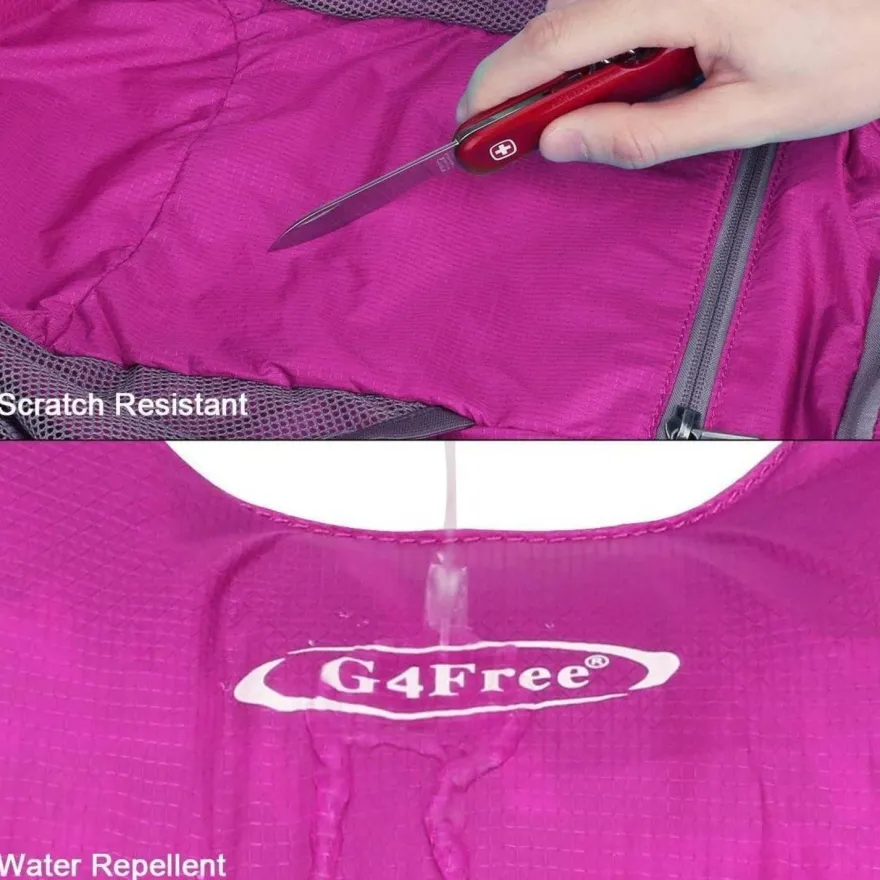 G4Free Ultraleichter 11L Faltbarer Rucksack für Reisen, Wandern, Radfahren