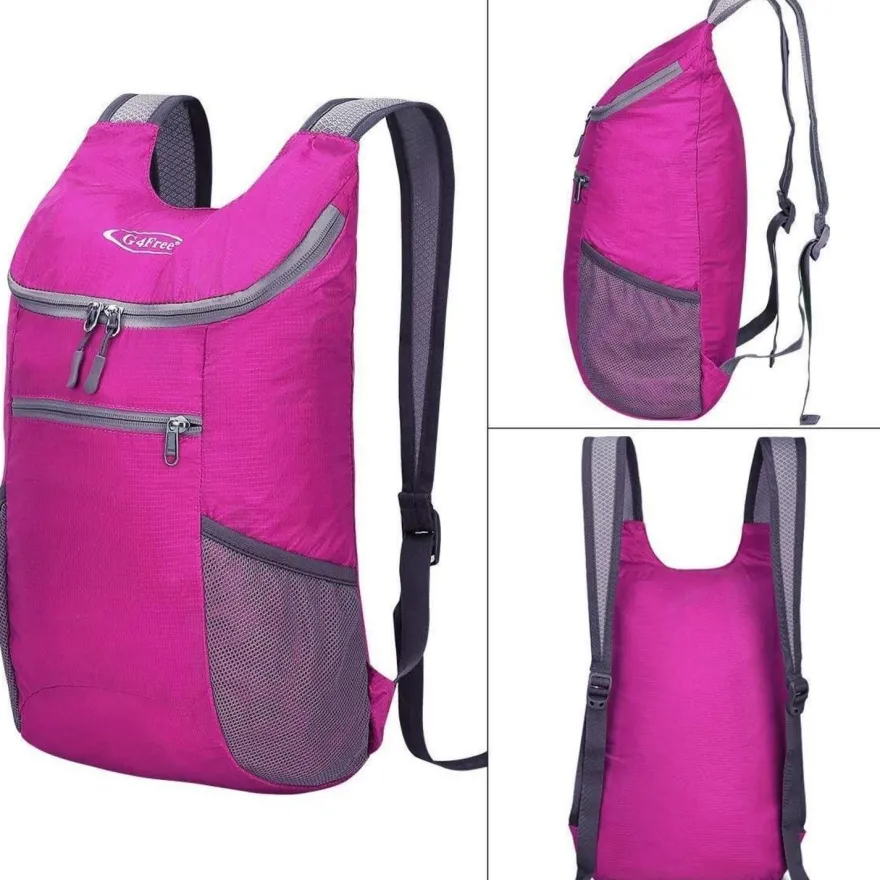 G4Free Ultraleichter 11L Faltbarer Rucksack für Reisen, Wandern, Radfahren