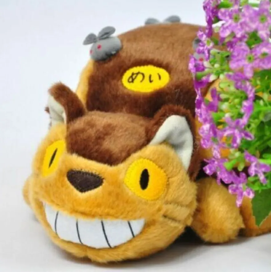 Ghibli Mein Nachbar Totoro Katzenbus Plüschtiere Kinder Plüsch Spielzeug