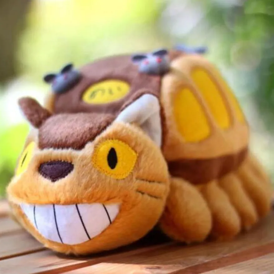 Ghibli Mein Nachbar Totoro Katzenbus Plüschtiere Kinder Plüsch Spielzeug