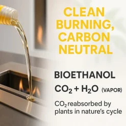 GiDeli bioethanol 25l Walderdbeerduft 96,6% Ethanol für Innen & Außenkamine