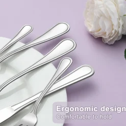Gifcomda Besteck Set 36-teilig Edelstahl für 6 Personen, Hochglanzpoliert
