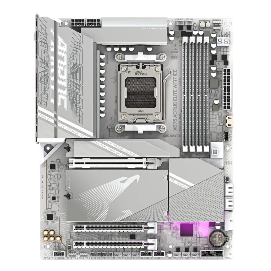 Gigabyte X870 A ELITE WF7 ICE AM5 ATX MB