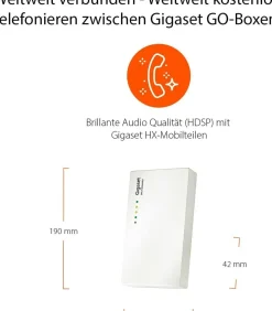 Gigaset N720 DM PRO DECT-Manager verbindungen bis 30 Basis und 100 Mobilteile