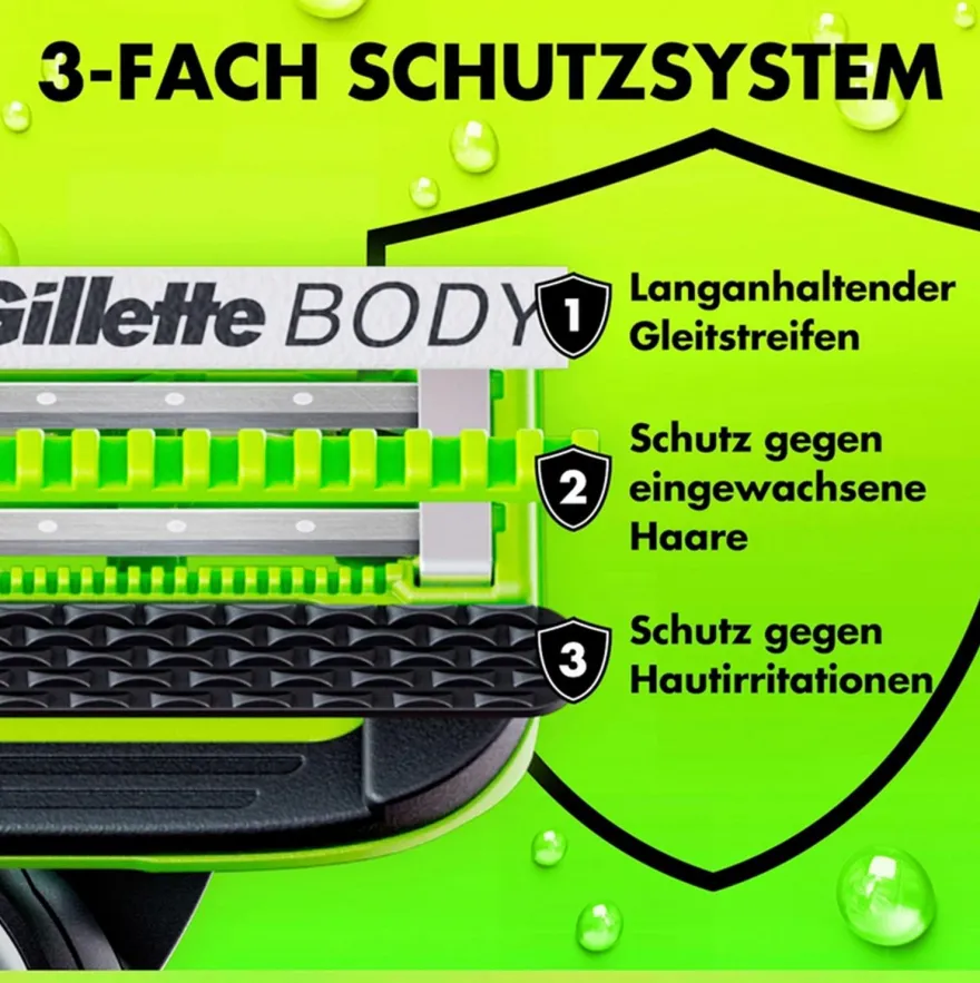 Gillette Rasierer, Labs Body & Intimate, 1 St in OVP