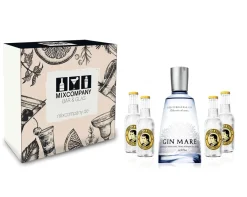 Gin Mare Gin tonic Set / Geschenkset - Gin Mare Mediterranean Gin 0,7l 700ml (4