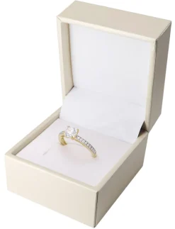 GLIZZ Schmuck Damenring Gold 333/8K mit Zirkonia GL8762