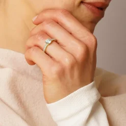 GLIZZ Schmuck Damenring Gold 333/8K mit Zirkonia GL8762