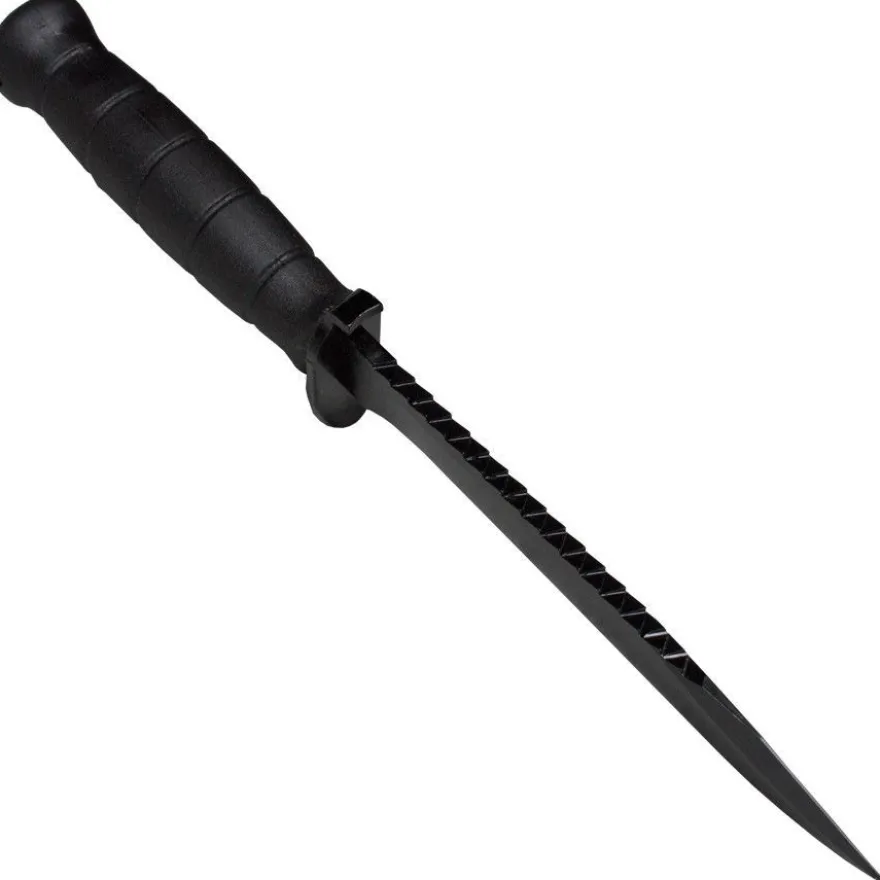 Glock Feldmesser Jagdmesser Outdoormesser schwarz mit Säge mit Polymergriff