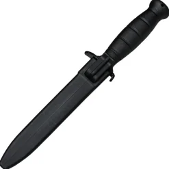 Glock Feldmesser Jagdmesser Outdoormesser schwarz mit Säge mit Polymergriff