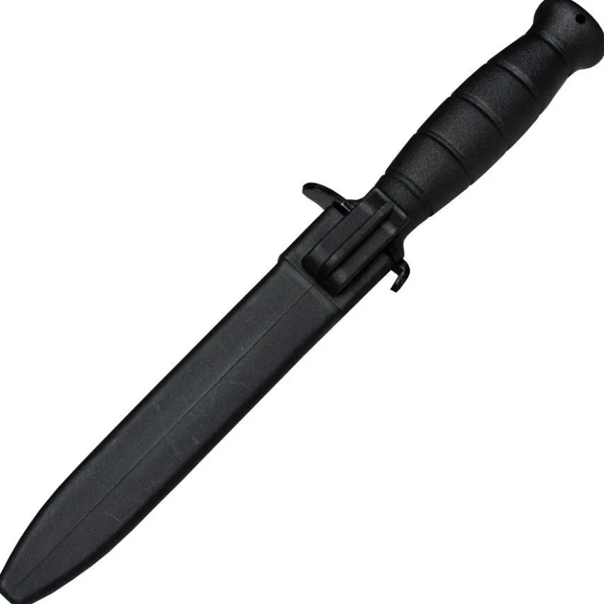 Glock Feldmesser Jagdmesser Outdoormesser schwarz mit Säge mit Polymergriff