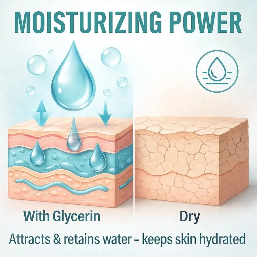 Glycerin VG 3L 99,5% Pharmaqualität E422 pflanzlich Kosmetik Haushalt GiDeli