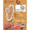 20G Nasenpiercing Silber 925 CZ Nase Stud Ring Hoop nostril piercing OUFER