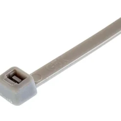Gocableties Kabelbinder 100 Stück, 100 mm x 2,5 mm, Silber/Grau, 8,1 kg