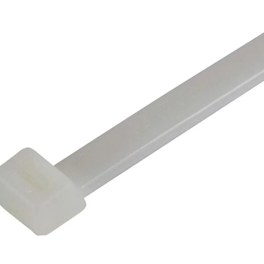 Gocableties Kabelbinder 1000 Stück, Weiß/Naturfarben Transparent, 300 mm x 3,6
