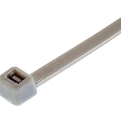 Gocableties Kabelbinder 100 Stück, 200 mm x 4,8 mm, Silber/Grau, UV Beständig