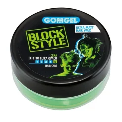 GOMGEL BLOCK STYLE Haarwax Extreme HOLD 100 ml Haarwachs mattierender Effeckt