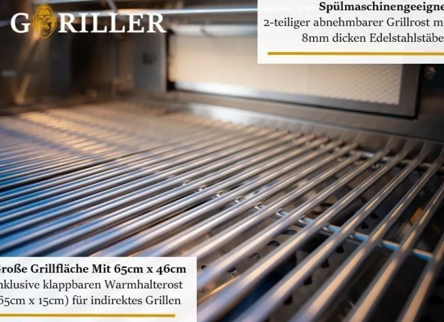 Goriller® Silverback S1 Outdoor-Küche, Gasgrill mit Kühlschrank-Waschbecken