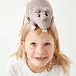 Gosig Ratten Plüschtiere 13 Stück Set Weiß Grau Schwarz Plüsch Spielzeug