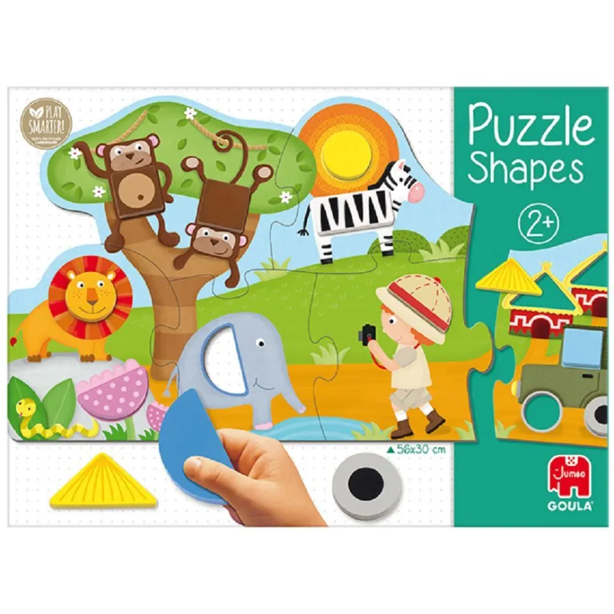 Goula 53439 Puzzle Shapes Safari