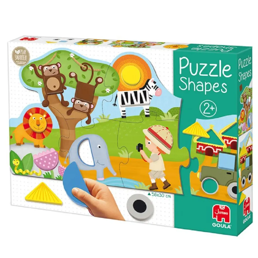 Goula 53439 Puzzle Shapes Safari
