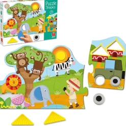 Goula 53439 Puzzle Shapes Safari