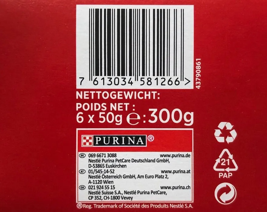Gourmet Mon Petit Gefl. 6x50g Beutel, 8er Pack (8x300g)