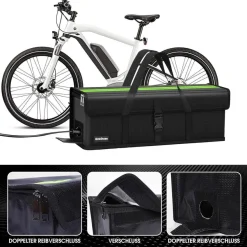 Gowinsee Ebike Akku Tasche, Upgrade 8-Schichten Brandschutz, Feuerfest bis
