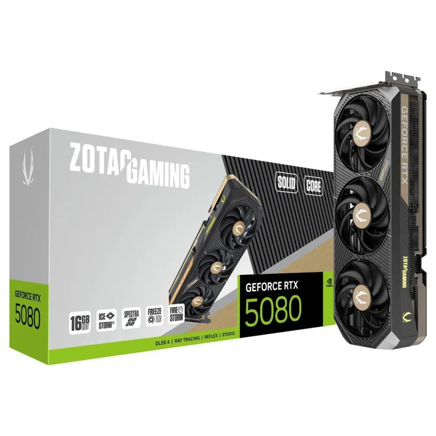 Grafikkarte Zotac GeForce RTX 5080 SOLID CORE