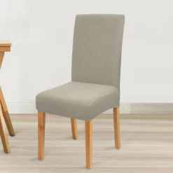 Granbest Premium Wasserdichte Esszimmerstuhlbezüge (6er Set, Sand) - Elastische