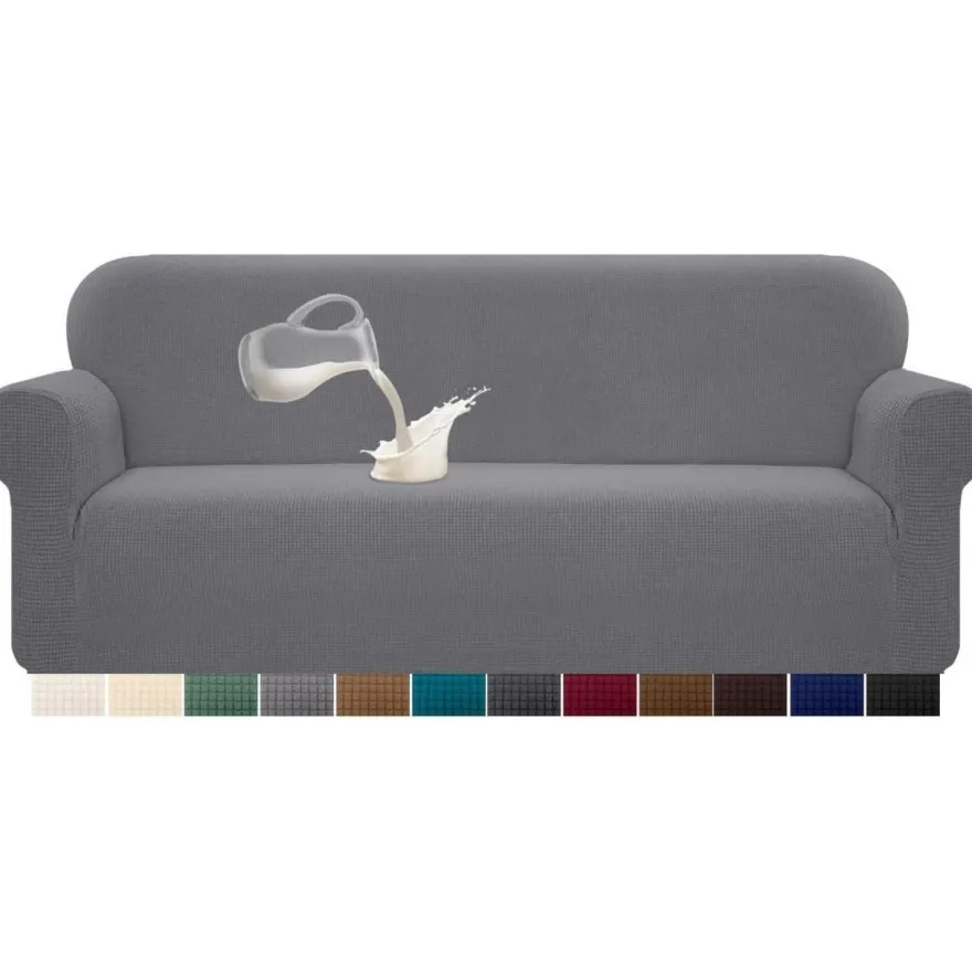 Granbest Stretch Wasserdichter Sofabezug, 1 Stück Jacquard Spandex Couchbezug