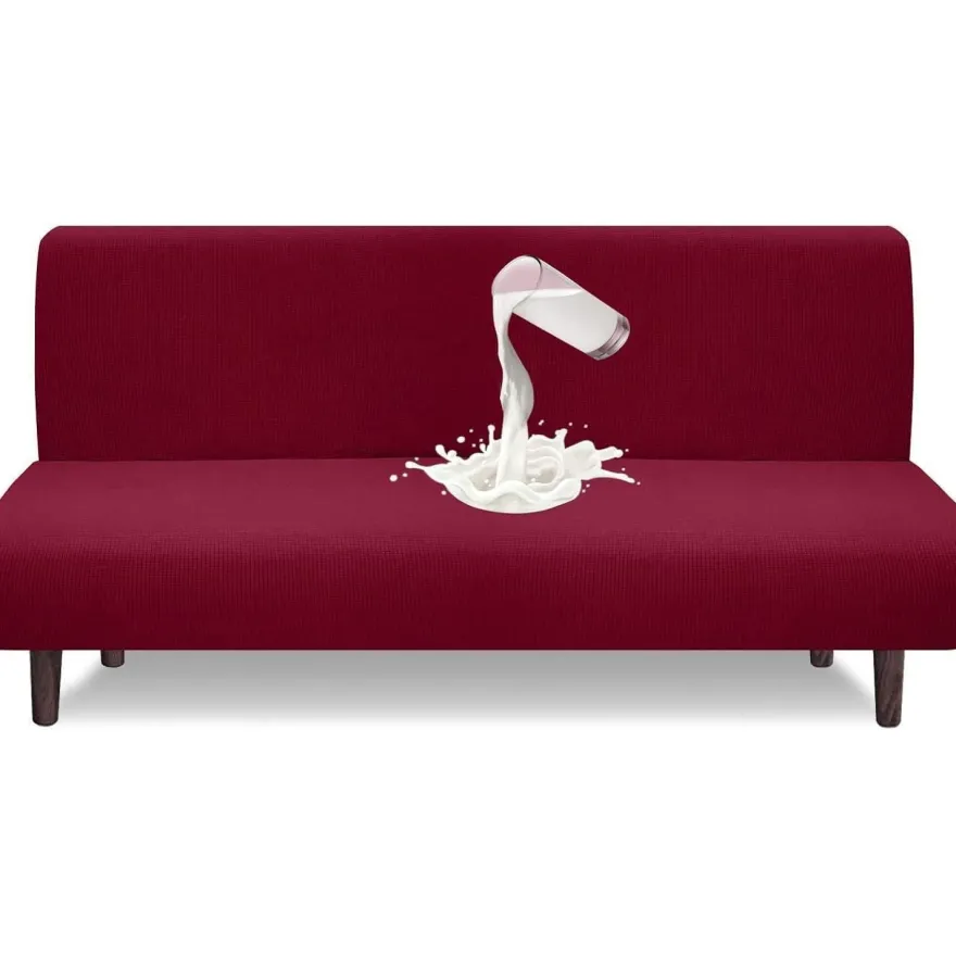 Granbest Wasserdichter Armloser Futonbezug, Hoher Stretch Sofaschutz für