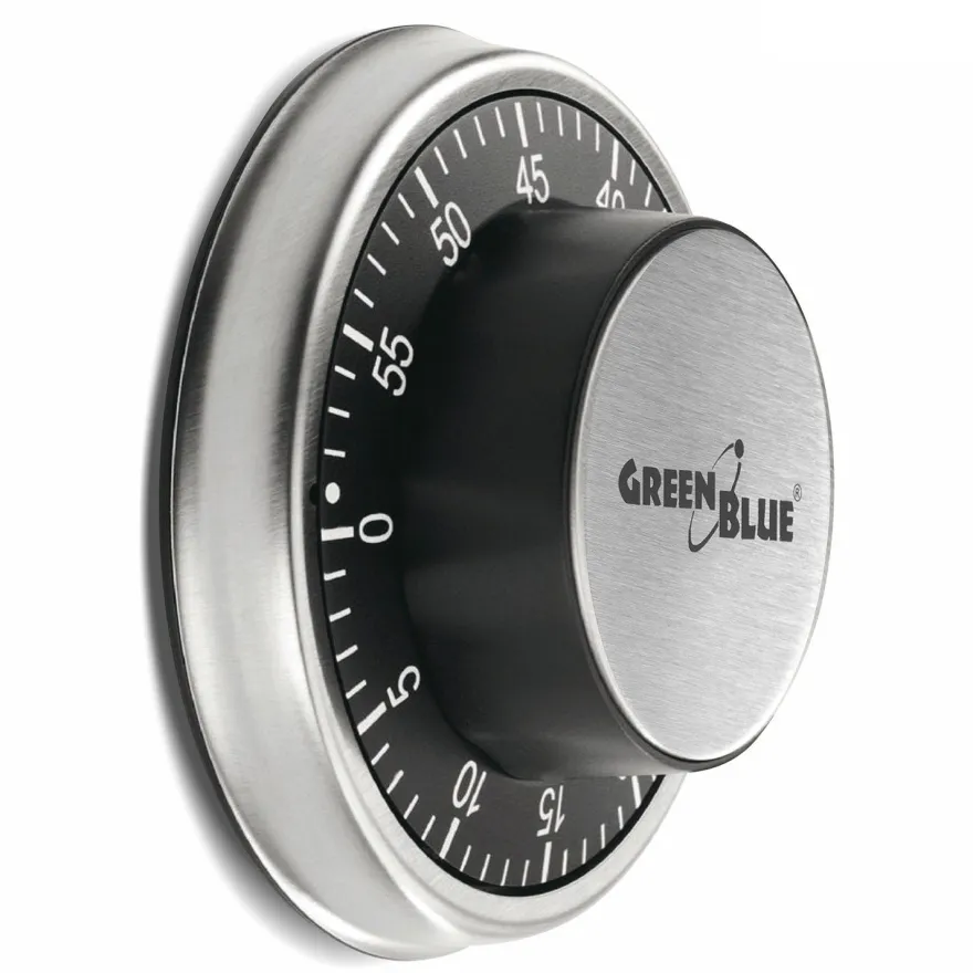 GreenBlue Küchentimer GB152 Mechanischer Küchentimer von 1 bis 59 Minuten
