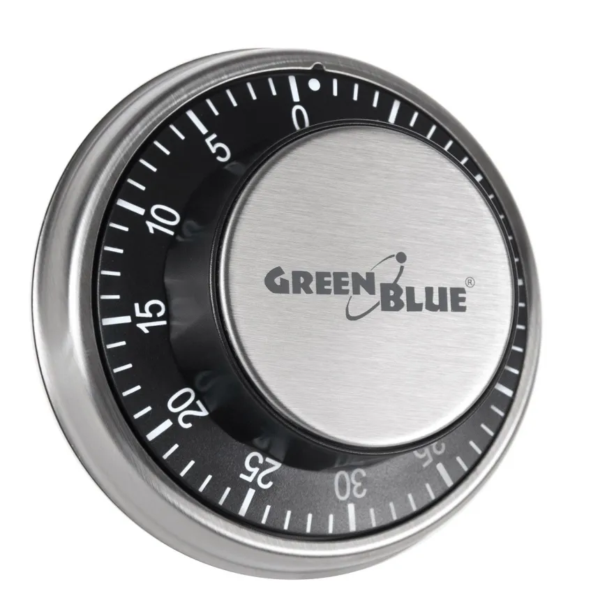 GreenBlue Küchentimer GB152 Mechanischer Küchentimer von 1 bis 59 Minuten