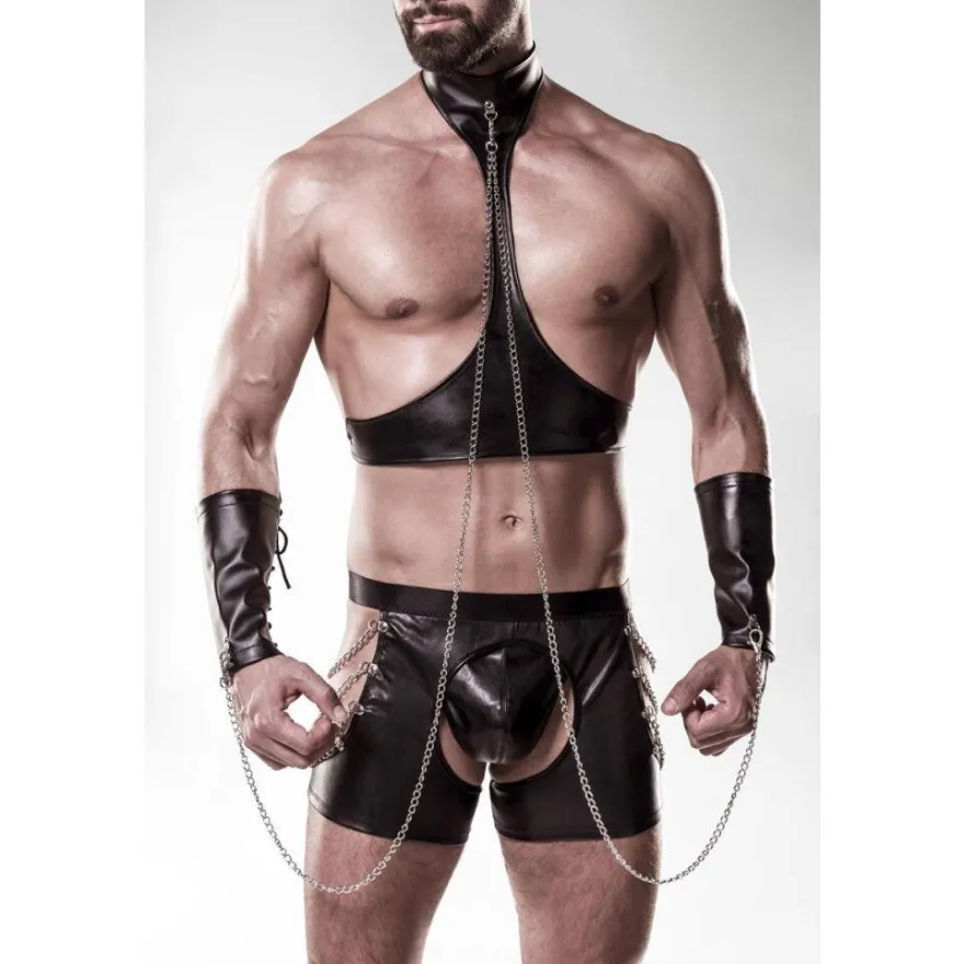 GREY VELVET MEN 5-teiliges Ketten Set 2XL-3XL