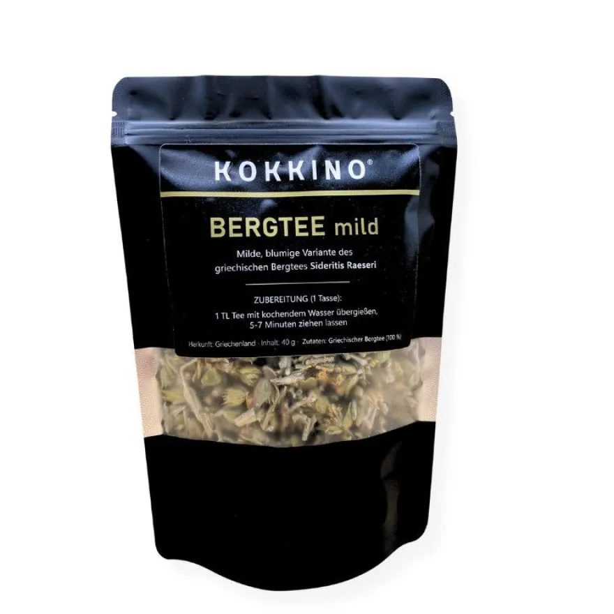 Griechischer Bergtee (Sideritis) - mild oder aromatisch | 1er & 2er Pack | Kokkino