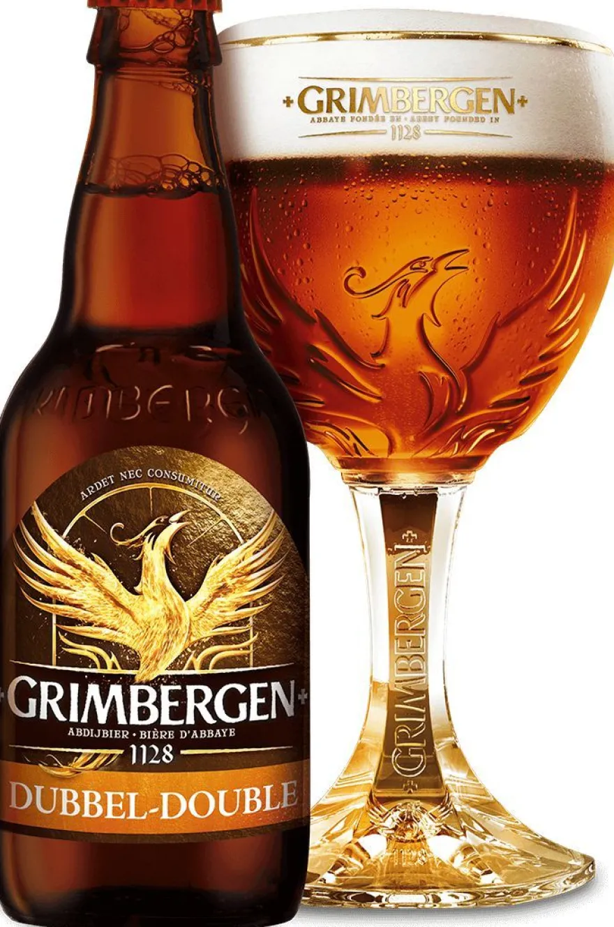 Grimbergen Dubbel 24 x 0,33l- starkes belgisches Abteibier 6,5