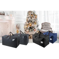 Großer Aufbewahrungsbeutel Blau 100L Organizer Taschen 2er Set