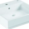 GROHE Aufsatz-WT Cube Keramik 39478 50cm PureGuard alpinweiß