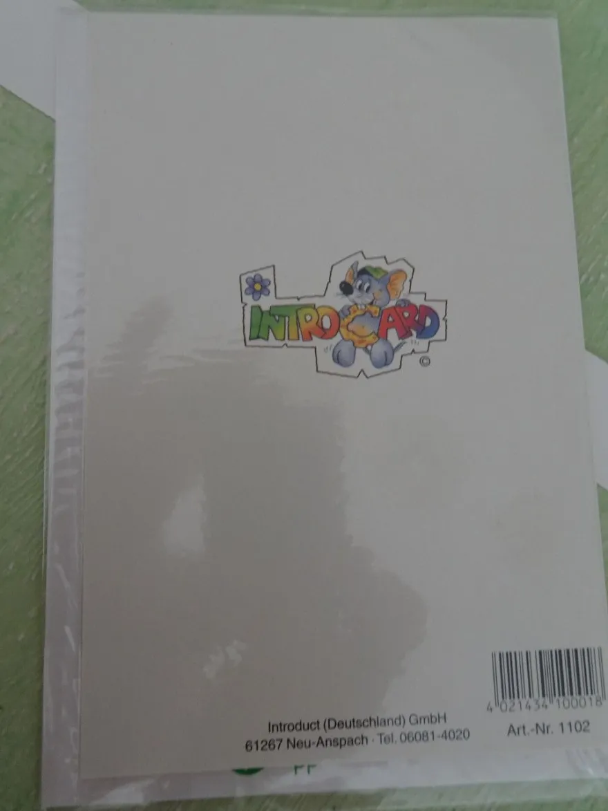 Grußkarten Geburtstag Intro Card Kinder