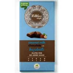 80g Tafel Schokolade ohne Zuckerzusatz Vegan Glutenfrei Paleo