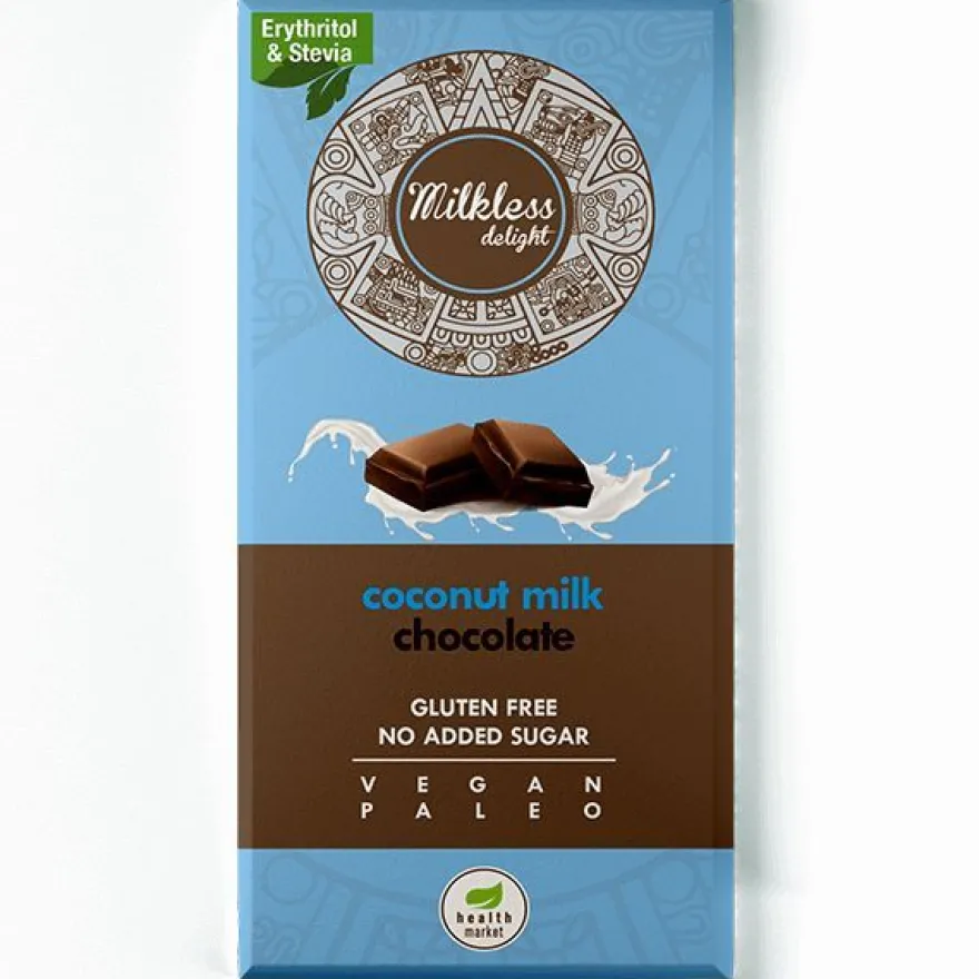 80g Tafel Schokolade ohne Zuckerzusatz Vegan Glutenfrei Paleo