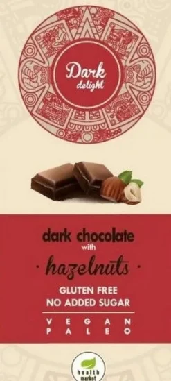80g Tafel Schokolade ohne Zuckerzusatz Vegan Glutenfrei Paleo