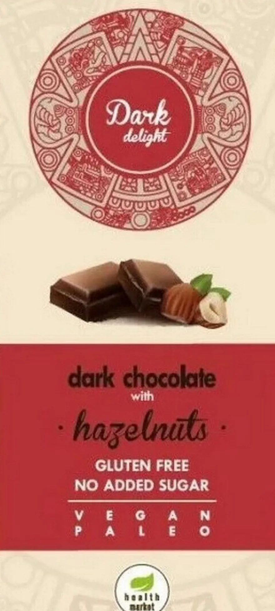 80g Tafel Schokolade ohne Zuckerzusatz Vegan Glutenfrei Paleo