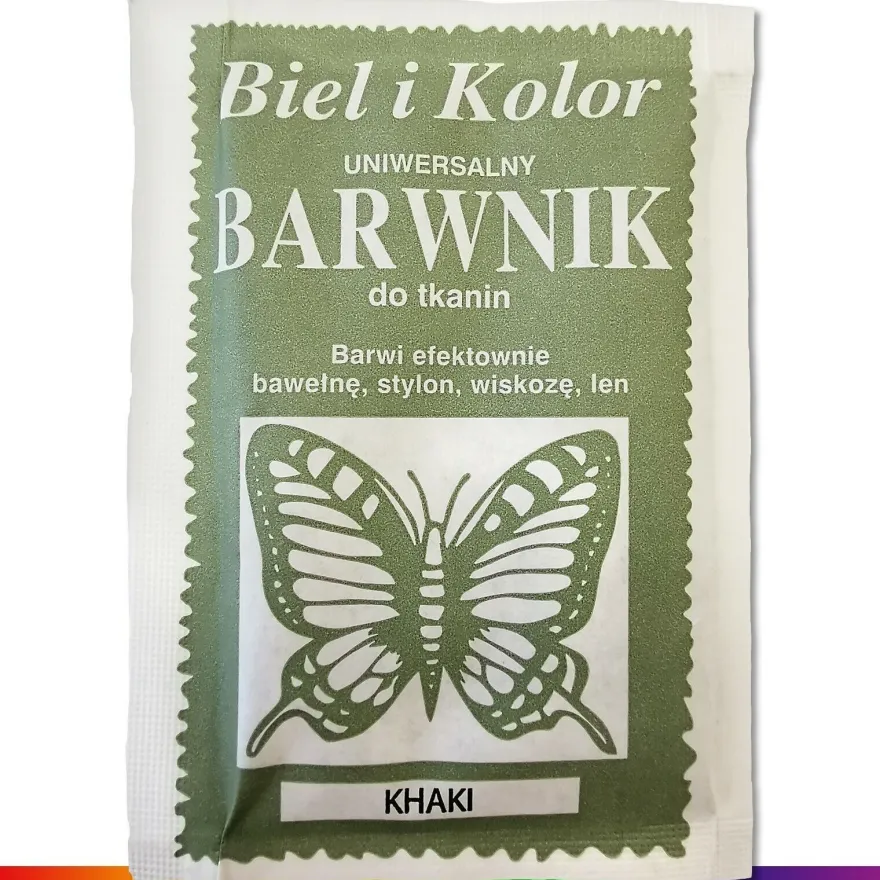 10 g Textilfarbe Khaki Stofffarbe Batikfarbe Stoff Färben Nachfärben