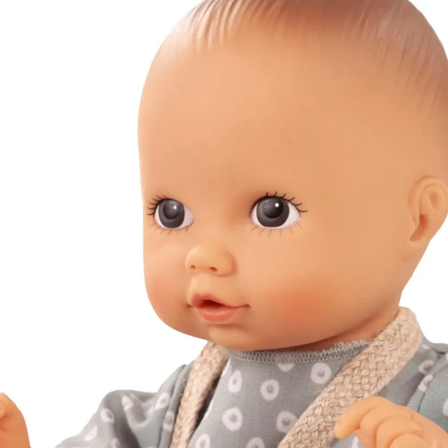 Götz-Puppen Aquini Girl Avocado Puppe - 33 cm Badepuppe ohne Haare mit braunen