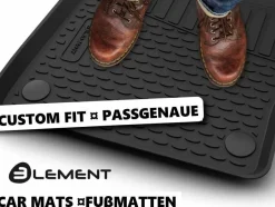 Gummimatten Fussmatten fur HONDA HR-V 2016- 2. gen Wagen 4tlg