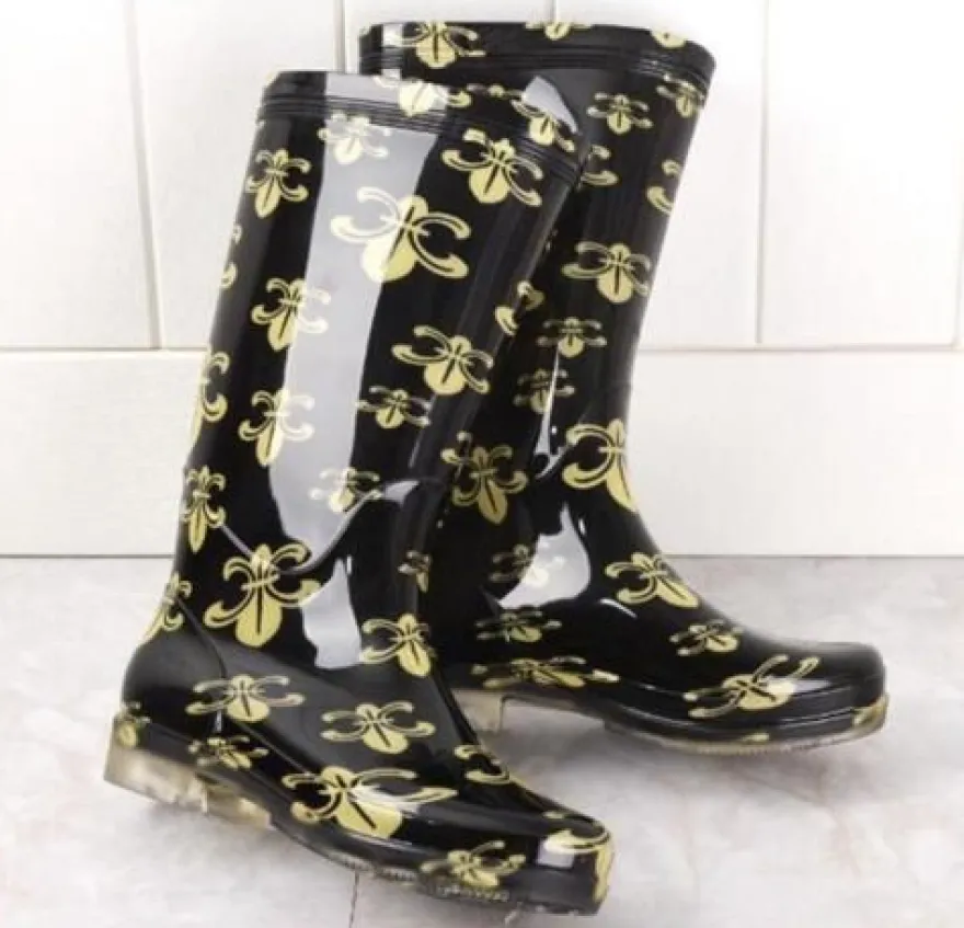 Gummistiefel Regen Gummi Print Damen Wellie Modern Stiefel Garten Schuhe