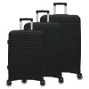 Gustav Voss 3-tlg. Reisekoffer-Set Schwarz, Serie Saint Tropez 64665